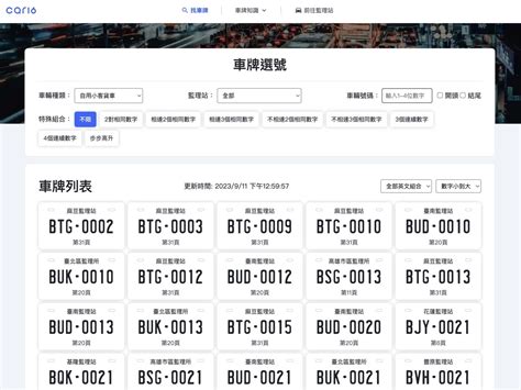 車牌地區查詢|查詢新式車牌